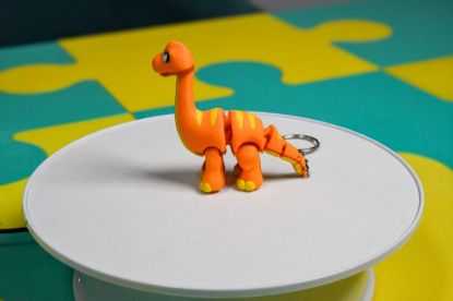 Obrazek Brelok Dinozaur (pomarańczowy)